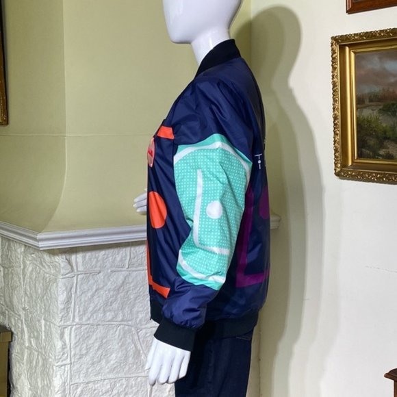 Adidas Stella Sport Stella McCartney Padded Graffiti Bomber Jacket - Picture 7 of 11